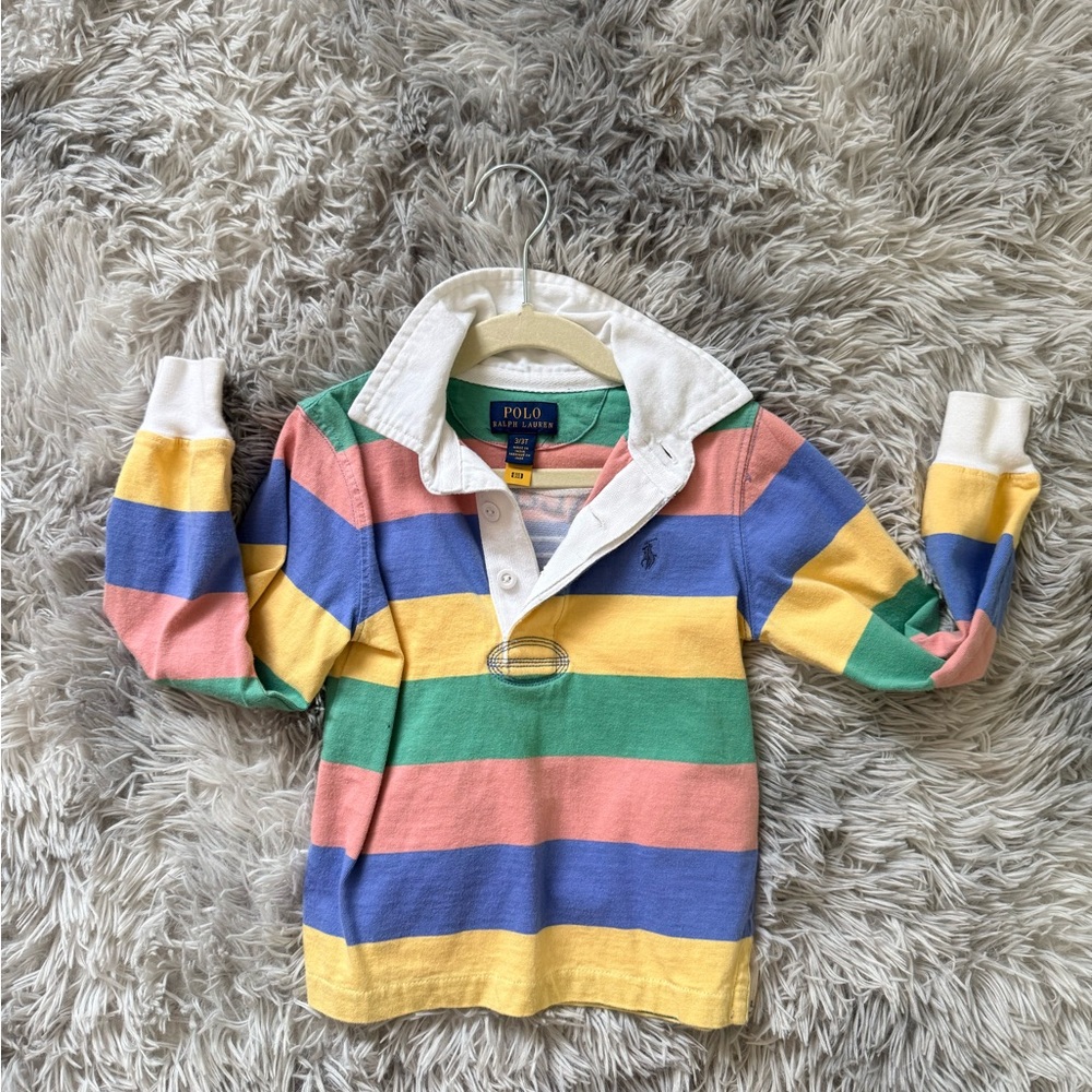Polo by Ralph Lauren Kids Colorful Striped Rugby